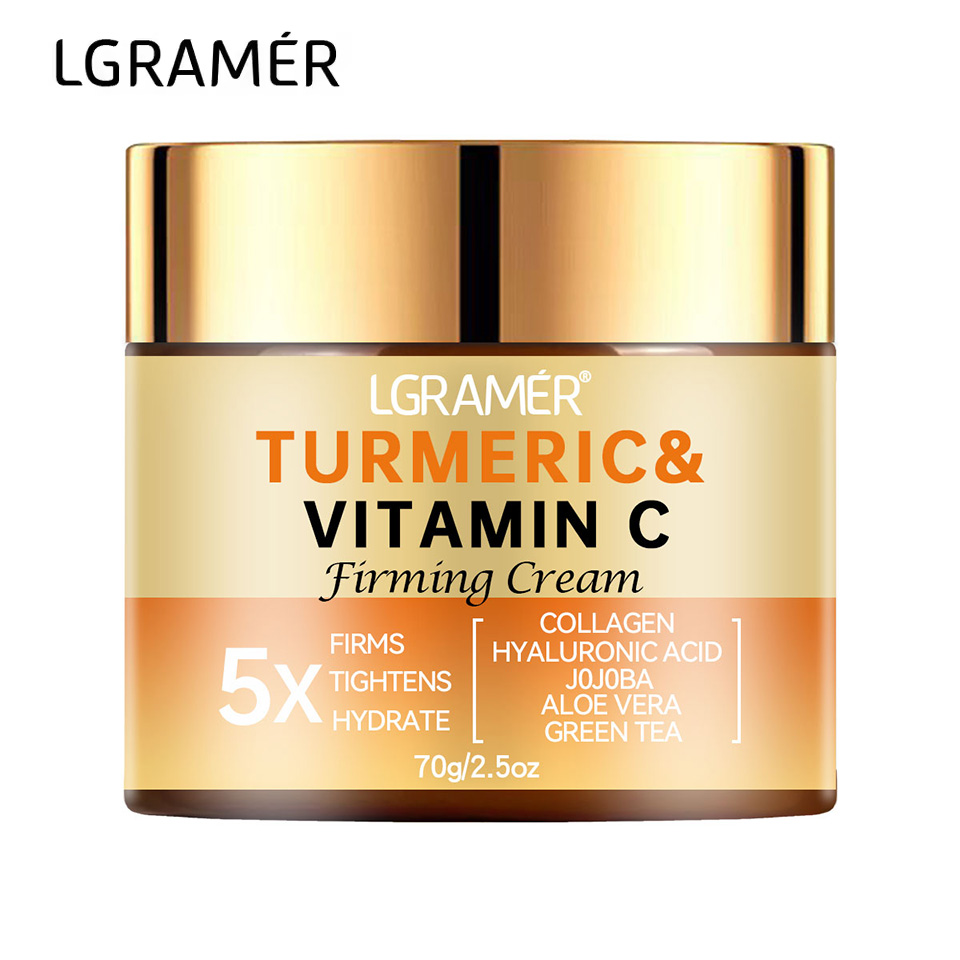 Skincare Glad2Glow - Kurkuma-Gesichtscreme mit Vitamin C, glatte Falten,