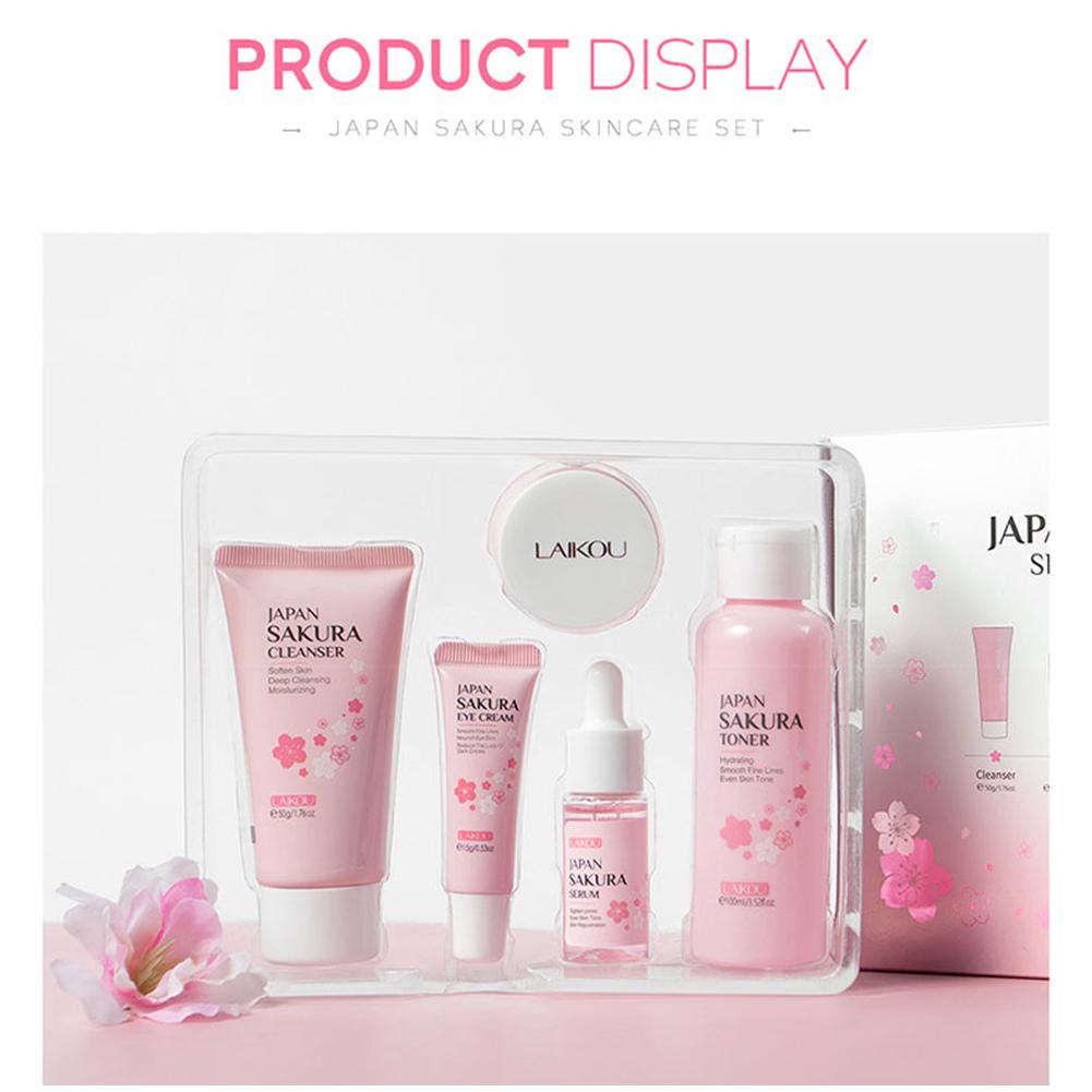 5/3 teile/satz Sakura Hautpfle – Skincare Glad2Glow Bewertung und Preis