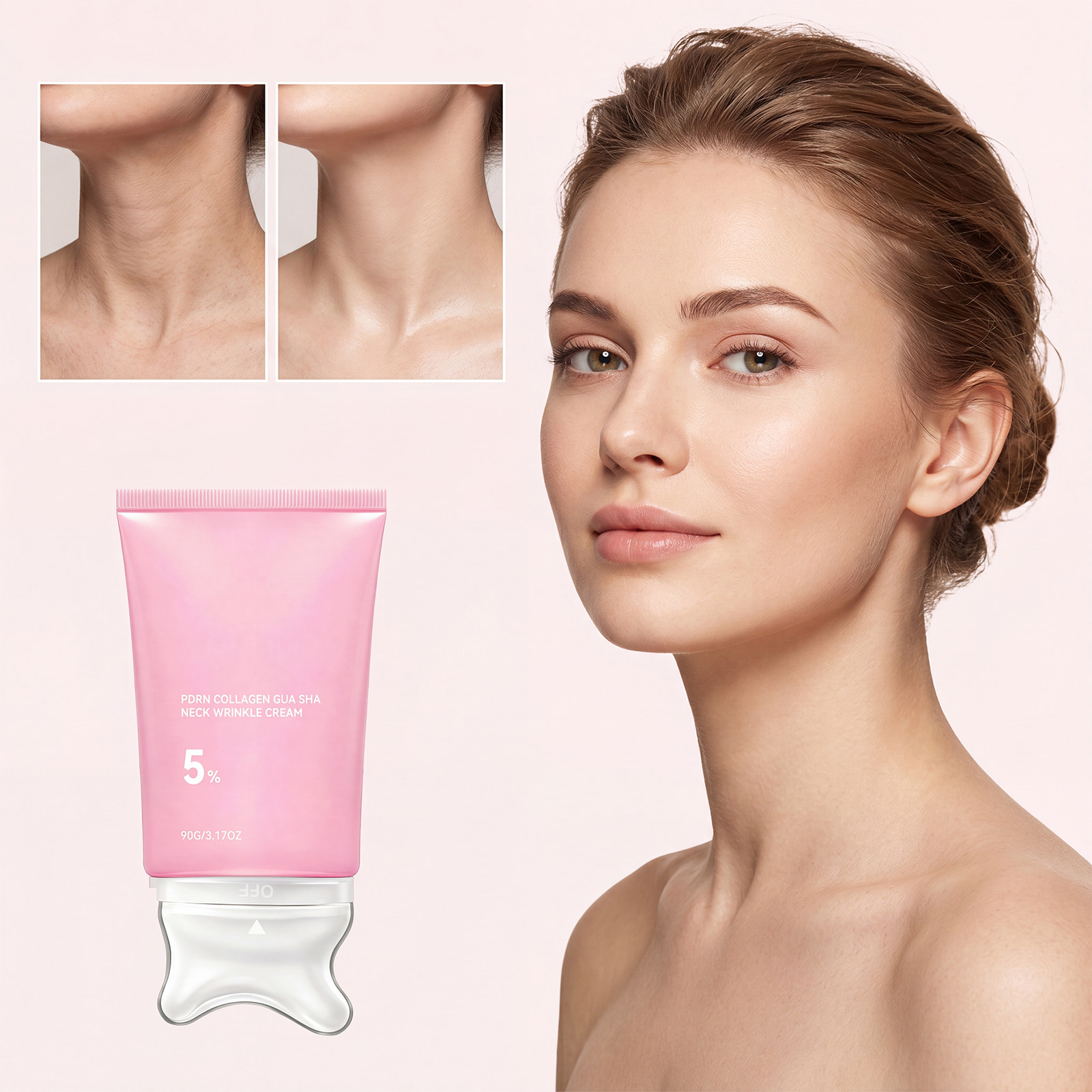 Kollagen-Halscreme Massagecrem – Skincare Glad2Glow Bewertung und Preis